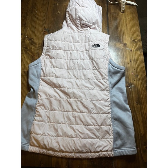 The North Face Pink Quilted Puffer Vest Women's XL Breast Cancer Awareness - Picture 4 of 5
